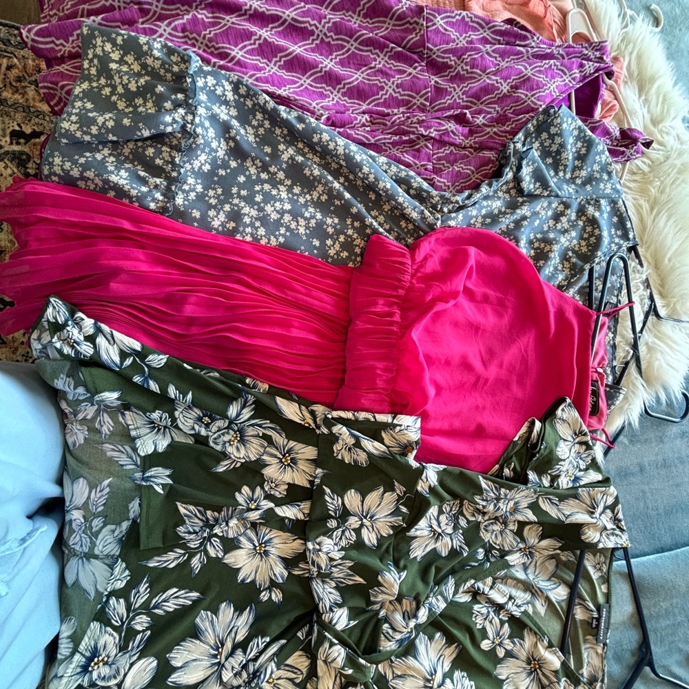 Floral and Pink Dresses Collection